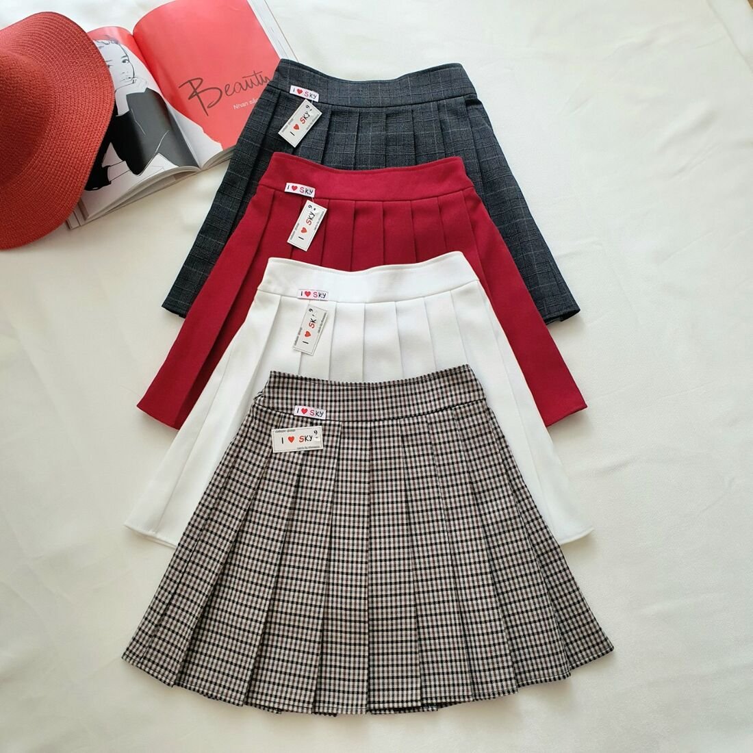 chân váy xếp ly cho bé gái-CHÂN VÁY HÈ SIZE ĐẠI